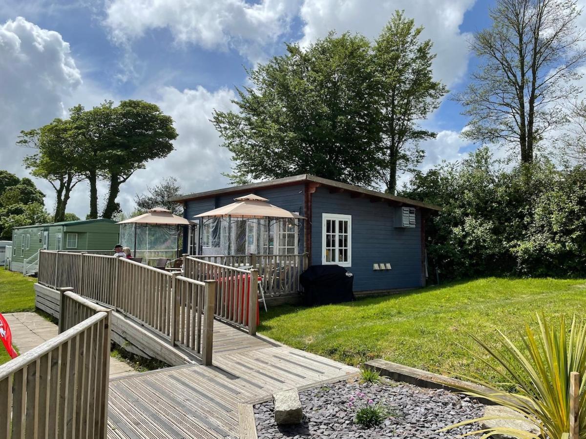 Luxury Caravan Cornwall Sleeps 4 Countryside View St Austell Exteriér fotografie